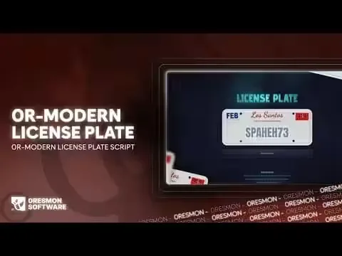 FiveM Custom License Plate Script with Tebex Plates
