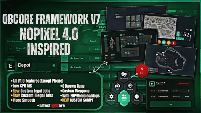 NoPixel 4.0 Server Files, Full QBCore V7 Build