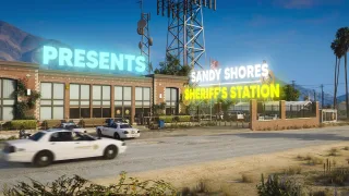 Sandy Shores Sheriff's Station and Patrol Yard MLO screenshot 3