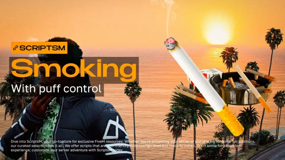 Free FiveM Smoking Script with Puff Control